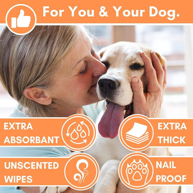 DogsLife Unscented Grooming Dog Wipes 100pcs -